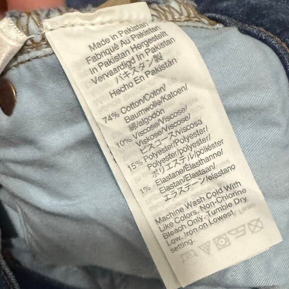 Madewell 9” Mid Rise Skinny Jeans NWT Size 30 Button Fly Raw Hem Denim - Picture 5 of 7